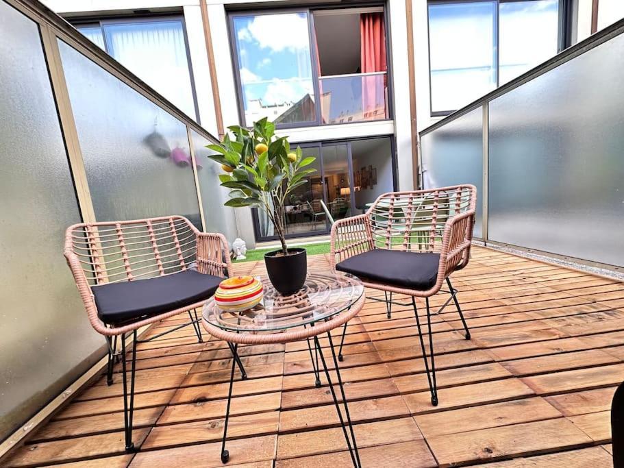 Drouet D'Erlon Duplex Spacieux, Terrasse Au Centre ריימס מראה חיצוני תמונה