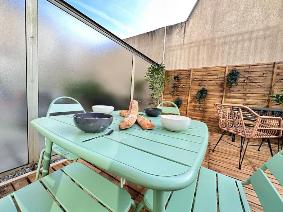 Drouet D'Erlon Duplex Spacieux, Terrasse Au Centre ריימס מראה חיצוני תמונה